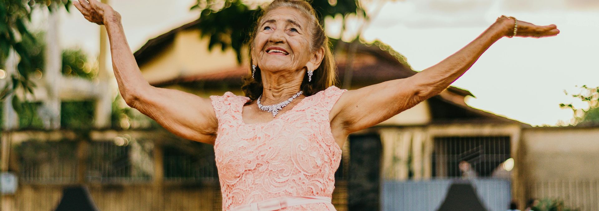 Woman Raising Her Both Hands